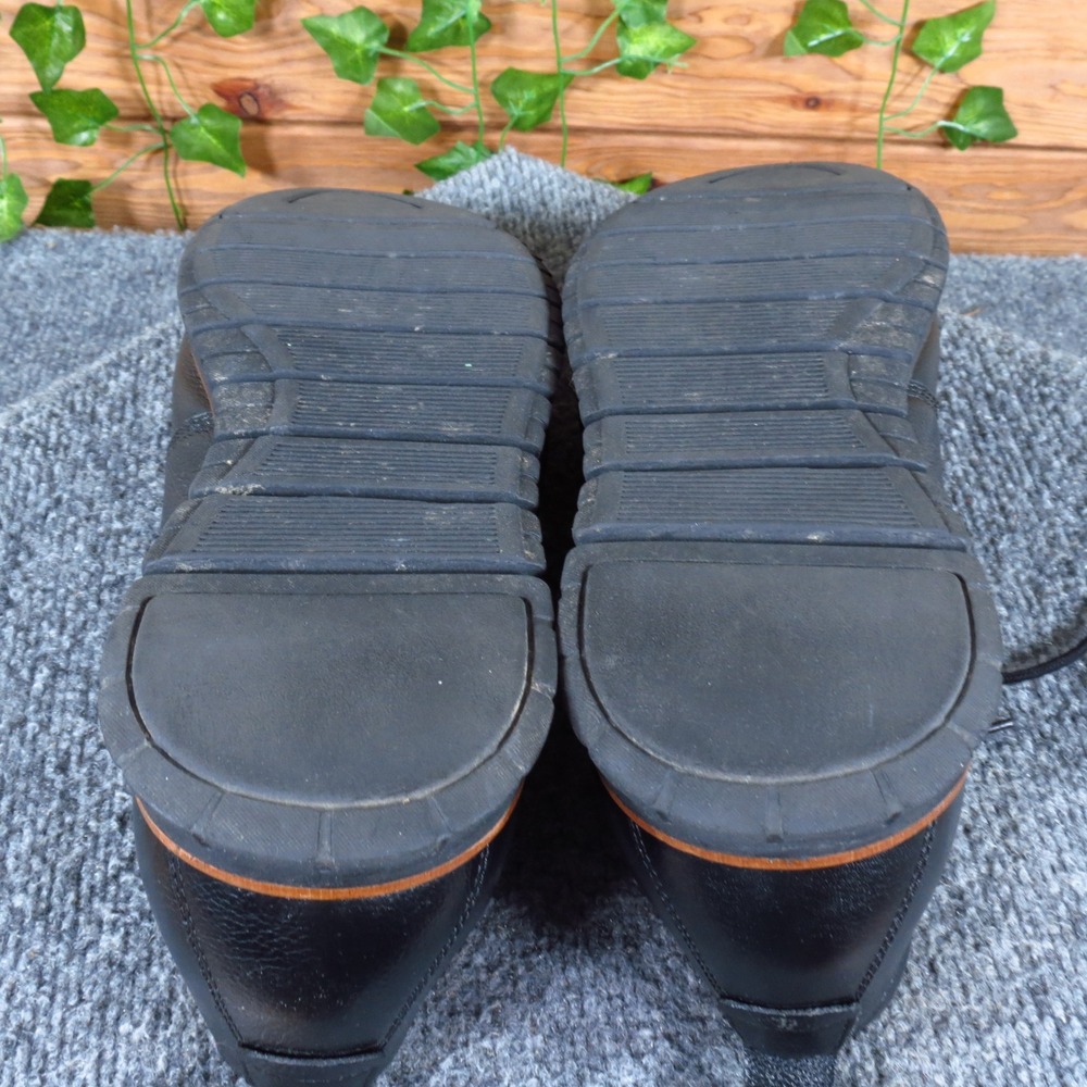 Hush Puppies Bennett PT Mens Oxford Shoe Size 12 Business Casual Black Leather - Picture 8 of 9